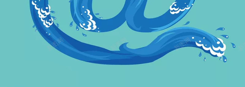 冲浪宣传海报psd设计背景_88icon https://88icon.com 上网 互联网 冲板 冲浪 技术 清凉 狗 电子 蓝色