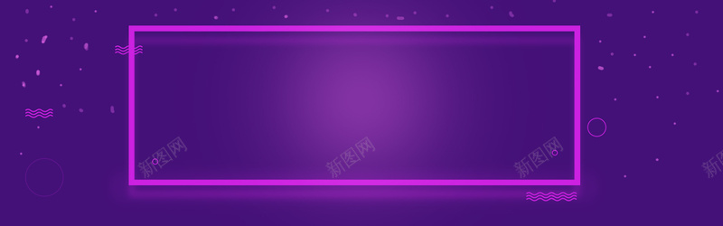 紫色渐变促销几何背景banner背景