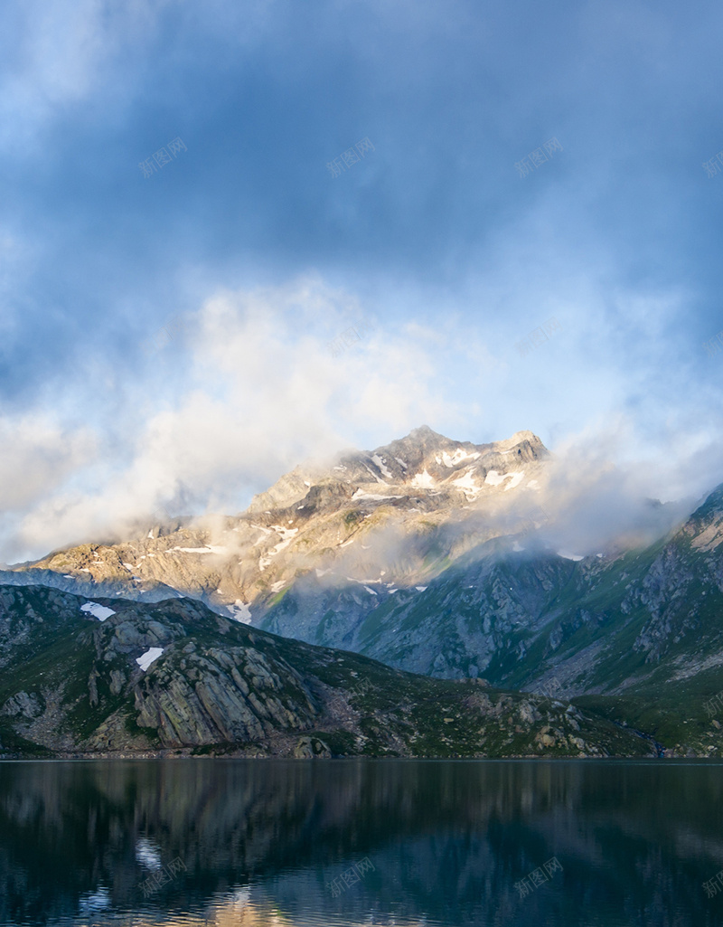 大气雪山湖泊H5背景jpg设计背景_88icon https://88icon.com 大气 雪山 湖泊 风景 摄影 H5