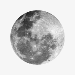 黑白满月日食图素材