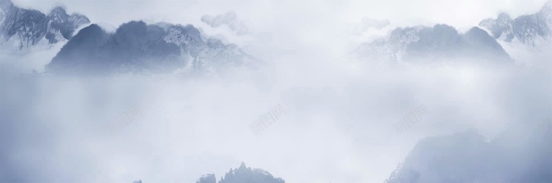 中国风梦幻山峰bannerjpg设计背景_88icon https://88icon.com 中国风 梦幻 山峰 云雾 山水 海报banner