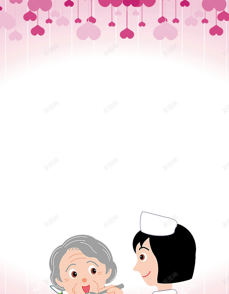 粉色手绘护士节海报jpg设计背景_88icon https://88icon.com 512护士节 医院 卡通 国际护士节 护士 护士漫画 护士节 漂亮护士 爱心 老奶奶 老婆婆卡通