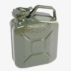 军绿色容器水壶素材
