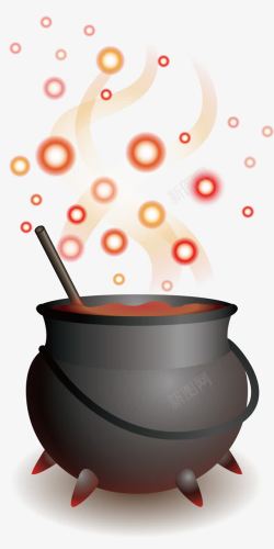 密闭熬煮复古汤锅高清图片