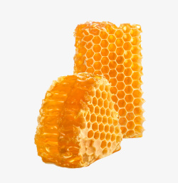 黄色美味的蜂蜜巢蜜素材