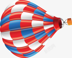 热气球装饰案精美矢量图素材