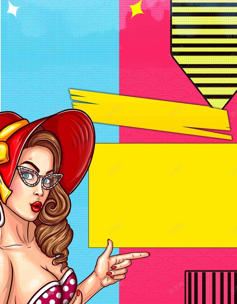 波普风清仓促销宣传psd设计背景_88icon https://88icon.com 季末清仓 清仓促销 波普风 宣传 潮流 创意 商场活动 低价风暴