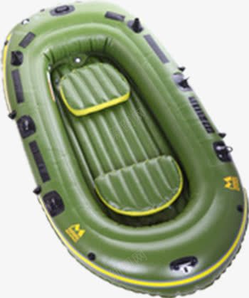尼司海充气船png免抠素材_88icon https://88icon.com 产品实物 安全 水上用具 绿色