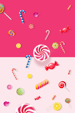 广告创意海报甜蜜糖果创意海报高清图片