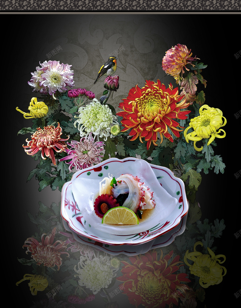 美食花鸟中国风素材矢量元素背景psd设计背景_88icon https://88icon.com 元素背景 矢量素材 美食素材 元素 花鸟 美食背景 素材背景 背景素材 矢量背景 国风