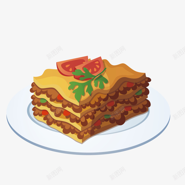 手绘食物海绵蛋糕矢量图eps免抠素材_88icon https://88icon.com 免抠PNG 创意 手绘 海绵蛋糕 番茄 美味 肉质 矢量图