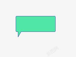 对话框卡通对话框简约对话框绿色对话框素材