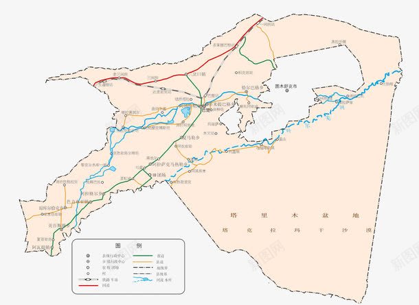 新疆巴楚县地图png免抠素材_88icon https://88icon.com 中国新疆 地图 巴楚县地图 新疆 新疆地图 新疆省地图