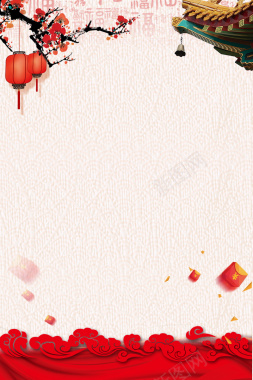 狗年2018狗年新春大吉背景