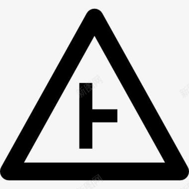 道路右前方的道路标志图标图标