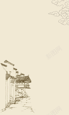 中国风餐馆背景素材背景