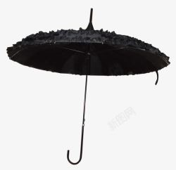 黑色的伞素材