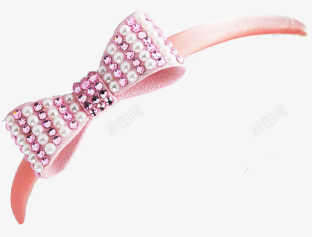 粉色的发箍png免抠素材_88icon https://88icon.com 产品实物 粉色 蝴蝶发箍