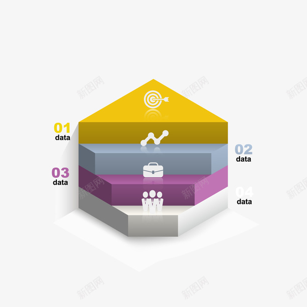 阶梯PPT元素矢量图ai免抠素材_88icon https://88icon.com PPT元素 商务元素 数据 阶梯 矢量图