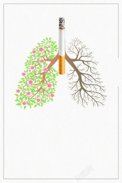 肺积水关注肺健康公益设计背景高清图片