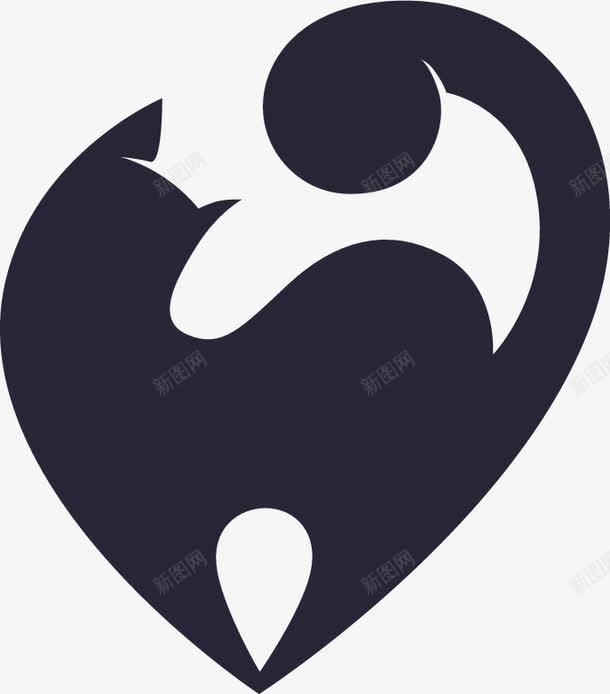 猫狗猫狗心形png免抠素材_88icon https://88icon.com 猫狗猫狗心形