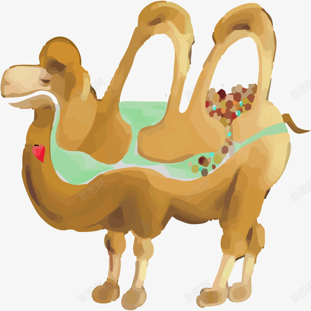 手绘骆驼矢量图eps免抠素材_88icon https://88icon.com 免抠骆驼png素材 创意 动物 手绘 骆驼 矢量图