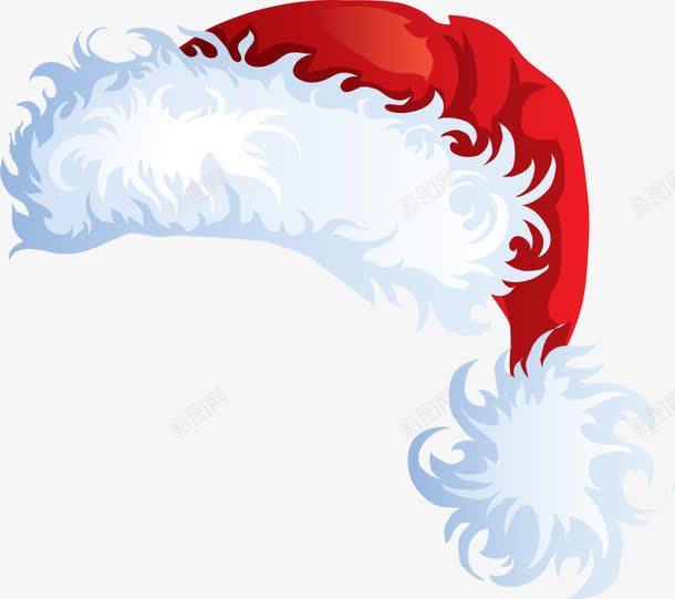 圣诞节红色圣诞帽png免抠素材_88icon https://88icon.com 冬天帽子 冬季帽子 圣诞节帽子 温暖帽子 白色毛球 红色圣诞帽