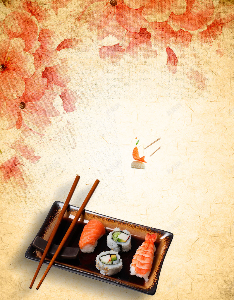 日系美味寿司海报背景psd设计背景_88icon https://88icon.com 日本料理 海边烧烤 海鲜海报 美食海报 生鱼片 生鱼烧烤 生鱼展板 草鱼生鱼 鱼生 烤鱼