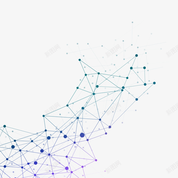 科技点线几何png免抠素材_88icon https://88icon.com 几何 点 科技 线