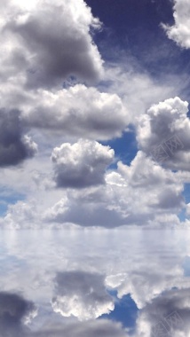 风景蓝天乌云大气H5背景素材背景