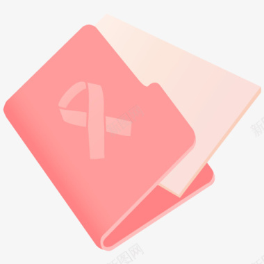 粉色文件夹图标图标