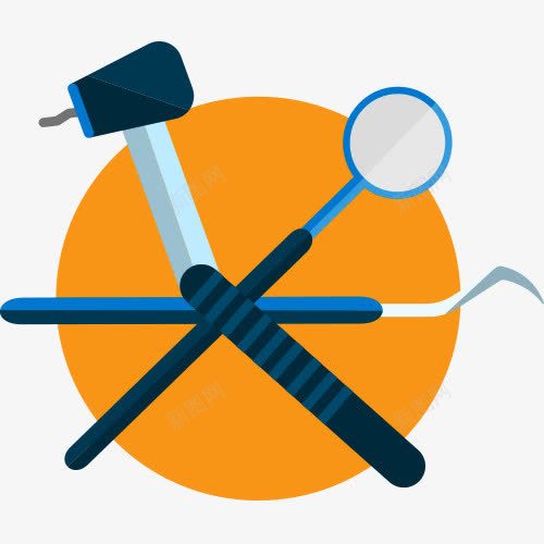 牙齿修复刀具png免抠素材_88icon https://88icon.com 牙医医生 牙痛 牙齿治疗 牙齿疼痛