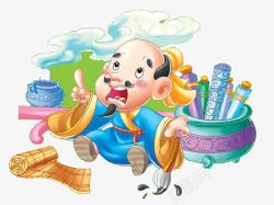 中国风创意国学插画装饰素材