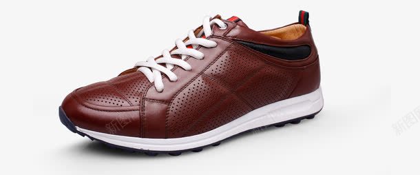 男士皮鞋png免抠素材_88icon https://88icon.com 棕色 男士皮鞋 系带