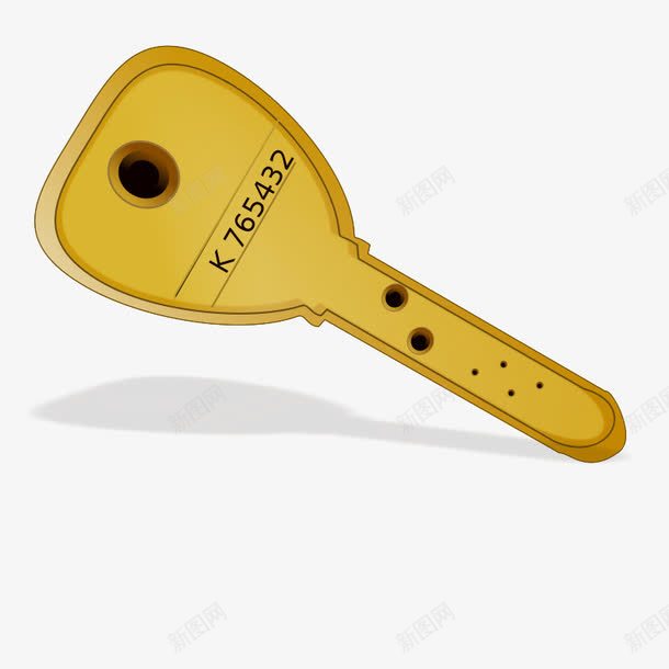 黄色带数字的钥匙png免抠素材_88icon https://88icon.com 带数字钥匙 数字 钥匙 黄色的钥匙