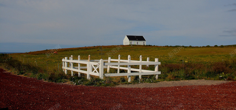 冰岛农场背景