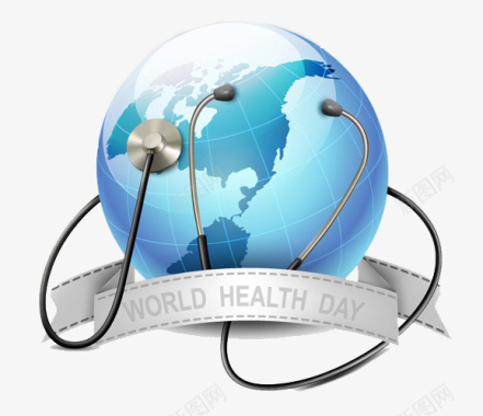 世界卫生日世界卫生日地球图标图标
