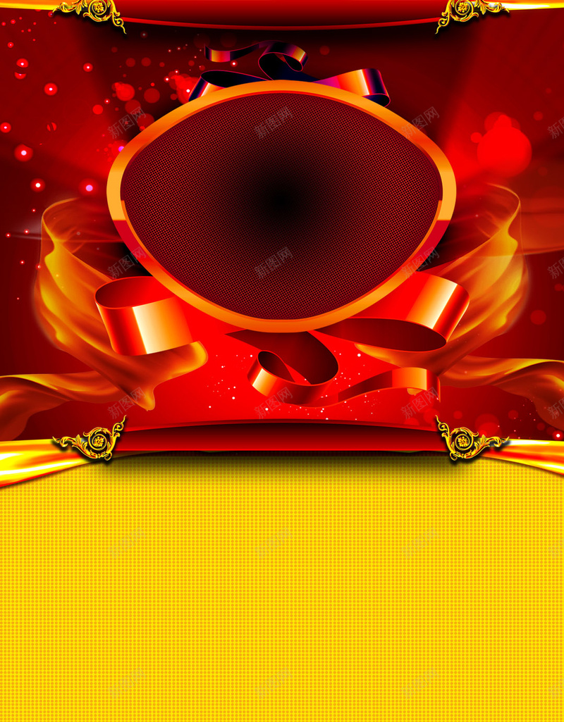 招聘广告商务H5背景psd设计背景_88icon https://88icon.com 人才 发光 商务 广告 招聘 招聘人才 招聘背景 红色 黄底