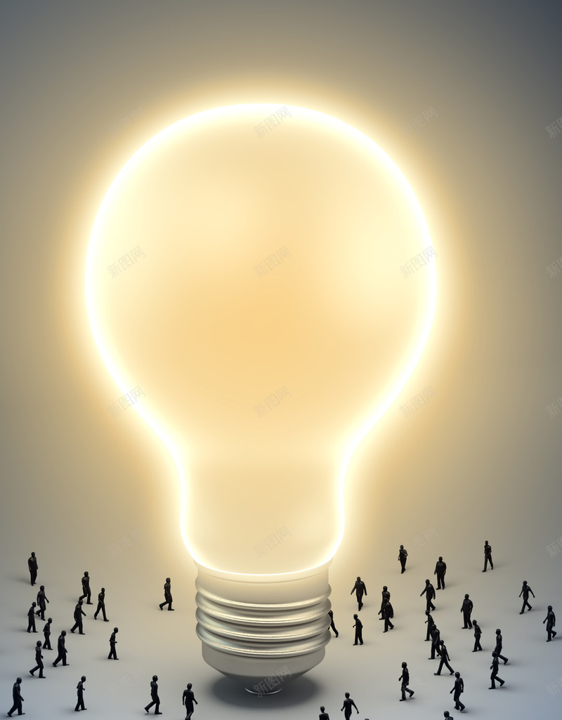 创意灯泡PSD分层H5背景素材jpg设计背景_88icon https://88icon.com 创意 灯泡 人 光 H5背景素材