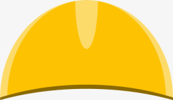 黄色工人帽子素材