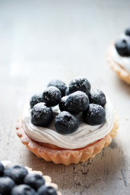 蓝莓奶油饼干背景素材背景