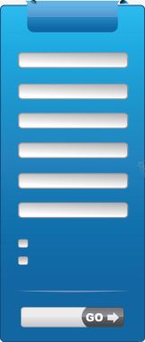 灰色服务器蓝色文本框图标图标