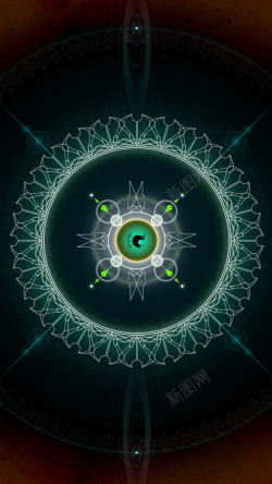 神秘风梦幻h5背景高清图片