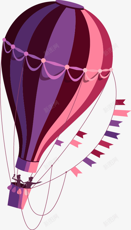 卡通扁平紫色气球矢量图ai免抠素材_88icon https://88icon.com 卡通 扁平 气球 紫色 矢量图