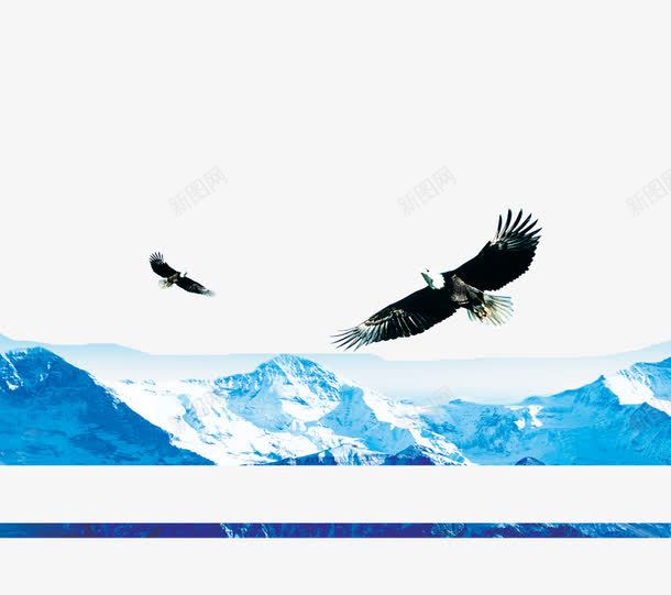 雪峰老鹰png免抠素材_88icon https://88icon.com 文化 老鹰 雪峰