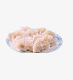 盘装水饺美食高清图片