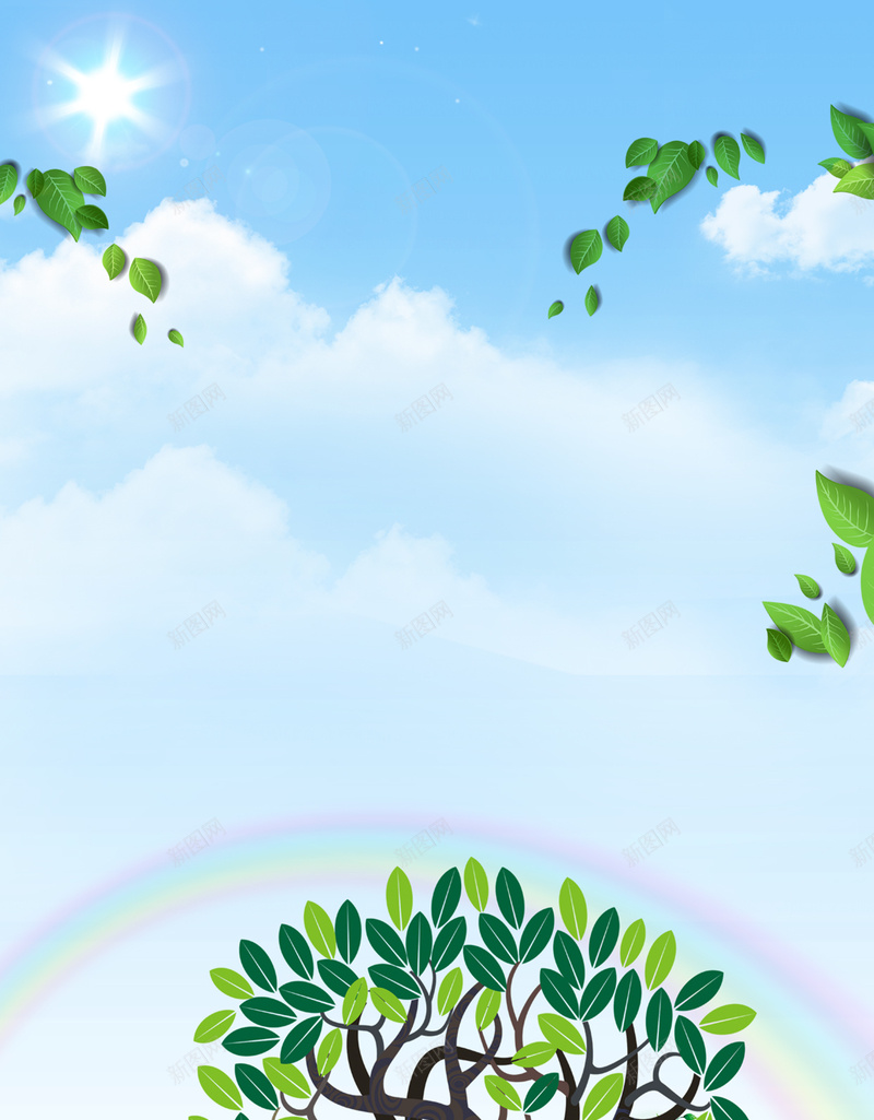 绿色清新自然插画PSD分层H5背景psd设计背景_88icon https://88icon.com PSD分层 插画 树 植树节 植树节H5背景 植树节背景素材 清新 简约 绿色 自然