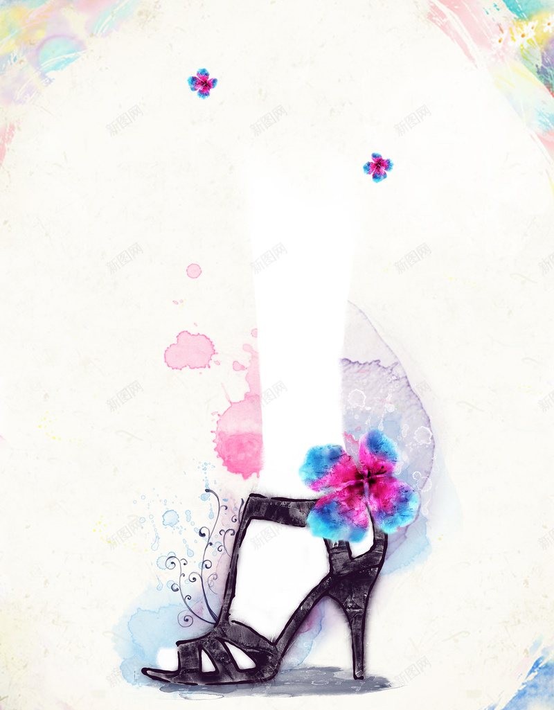 小清新浪漫38女人节促销海报背景psd设计背景_88icon https://88icon.com 38 促销 女人节 女生节 小清新 底纹 浪漫 海报 素材 背景 花朵 鞋子