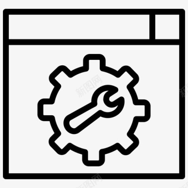 设置商务设置浏览器搜索引擎优化图标图标