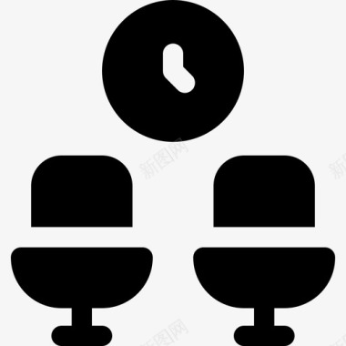 候车11号火车站候车室已满图标图标